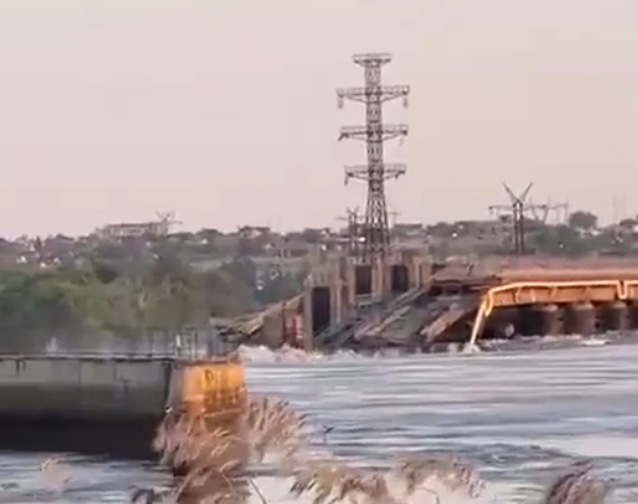 Скріншот відео російських окупантів