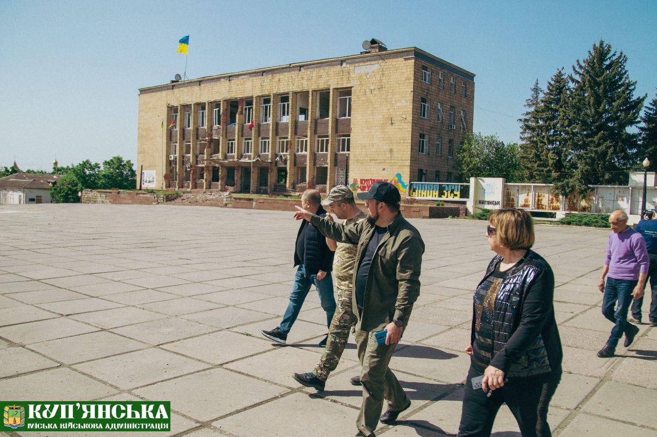 Деокупований Куп'янськ перебуває під постійними російськими обстрілами. Фото: Куп'янська МВА/Квітень 2024