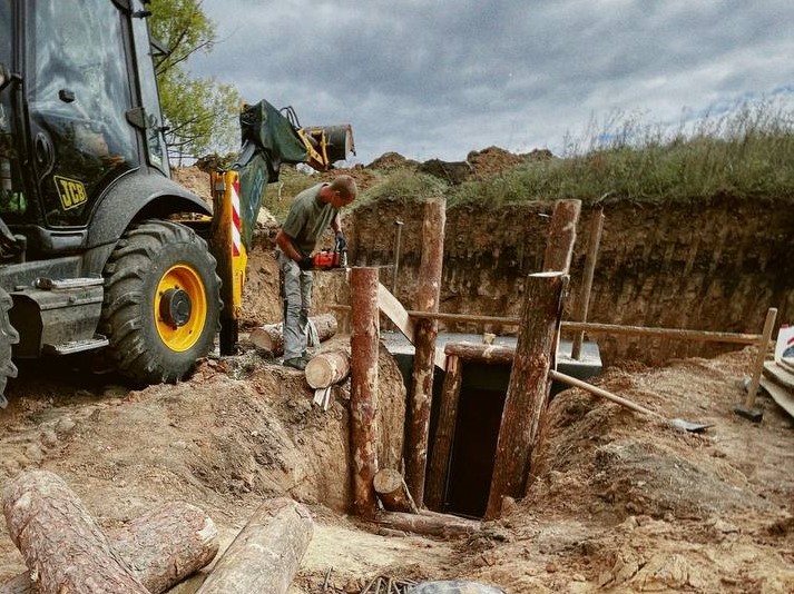 Будівництво фортифікацій на Харківщині, архів. Фото: Харківська ОВА