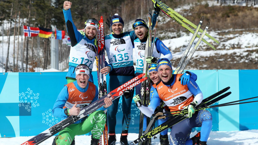 Виталий Лукьяненко (в центре) и Анатолий Ковалевский (справа). Фото: twitter/pyeongchang2018