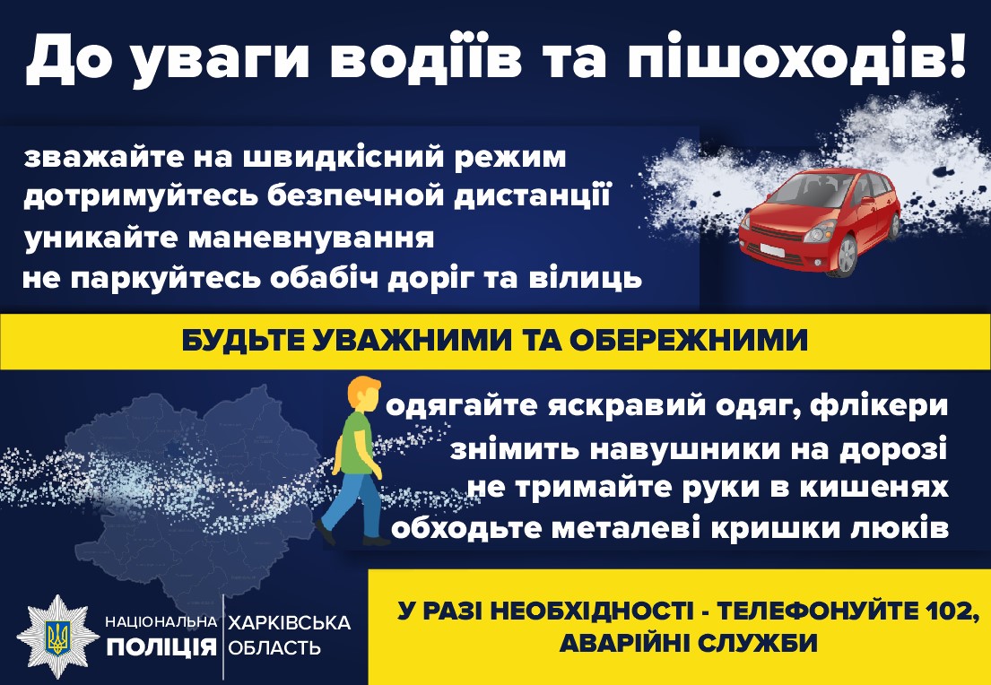 Інфографіка: Управління патрульної поліції  Харківської області