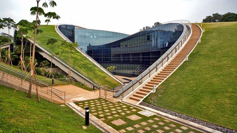 Наньянський технічний університет, Сінгапур (Фото greenroofs.com)