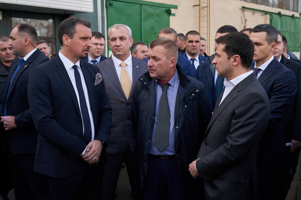 Айварас Абрамавічус і Володимир Зеленський у Харкові. Фото Офісу президента