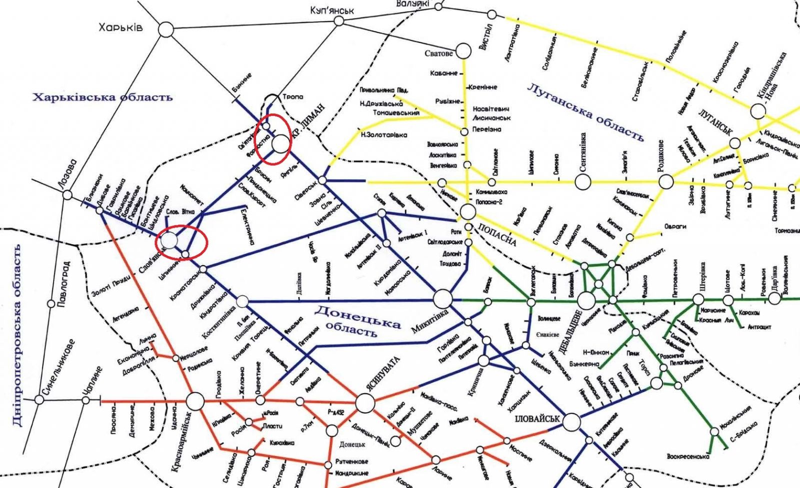 Карта жд станций. Схема Донецкой железной дороги. Карта железных дорог Донецкой области. Донецкая железная дорога карта. Схема железных дорог Донецкой области.