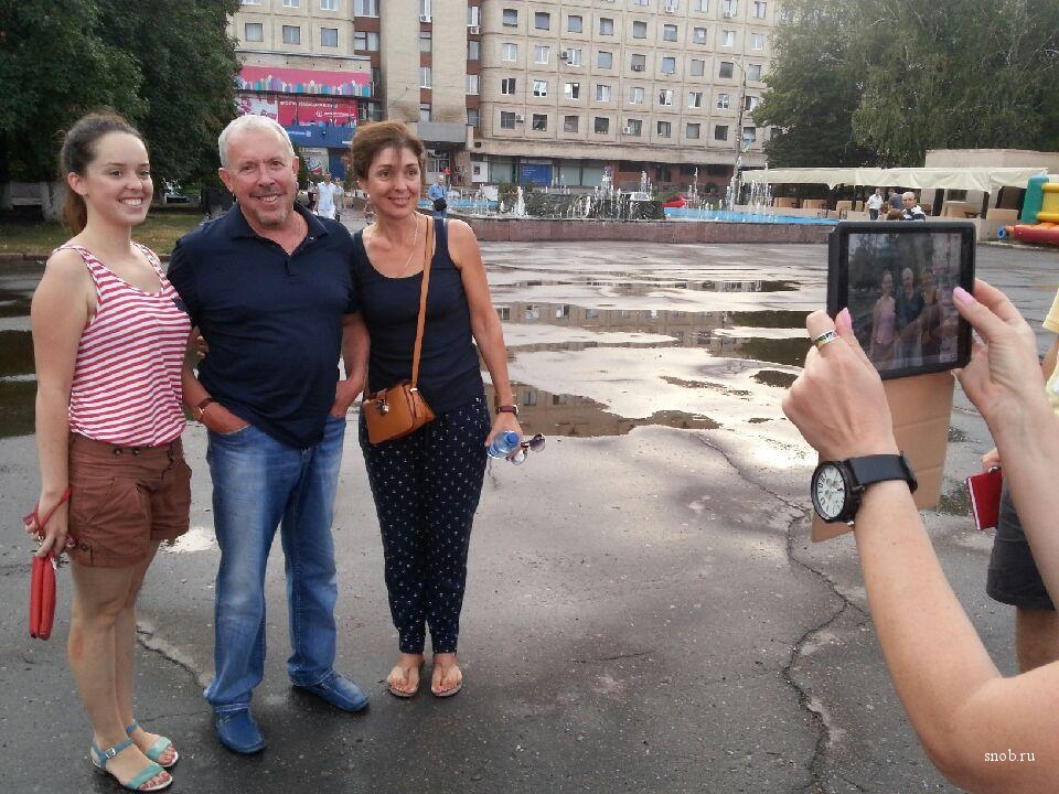 По пути в Святогорск музыкант заезжал в Славянск