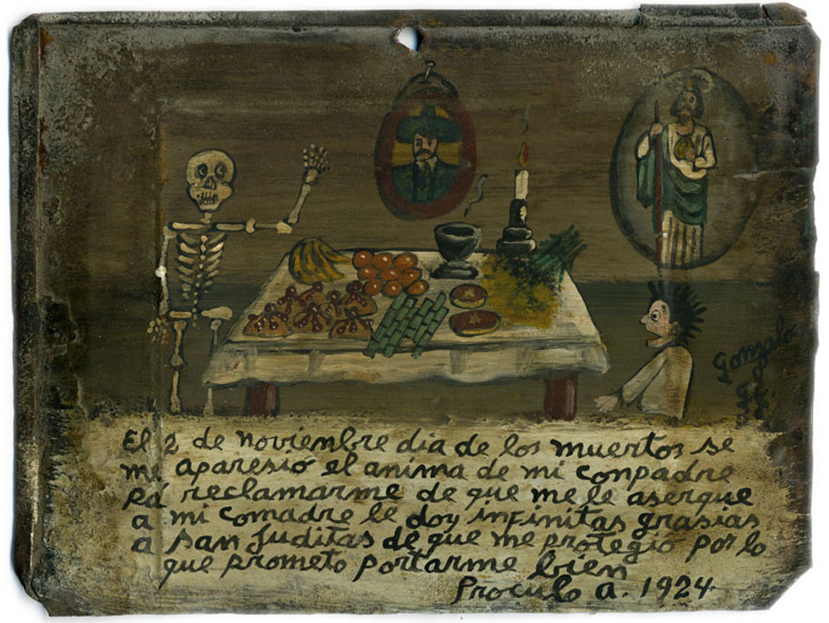 Retablo. Мексика, 1924 год