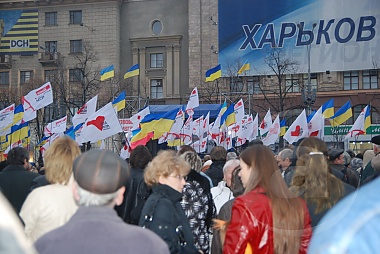 Зображення до:  На площади Свободы проходит митинг «за честные выборы» (фото)