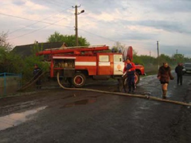 Зображення до:  В Харьковской области затопило три десятка домов