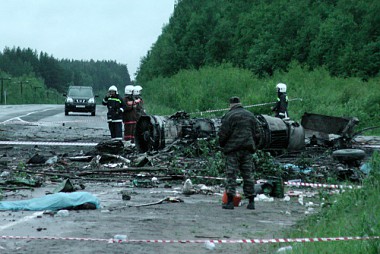 Зображення до:  В Карелии упал самолёт. Погибли украинцы