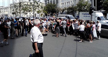 Зображення до:  Реконструкция Центрального рынка. Протест и демонтаж