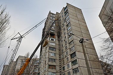 Зображення до:  Дом на Московском проспекте: как устраняют последствия взрыва