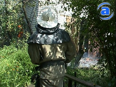 Article В Киевском районе горел частный дом