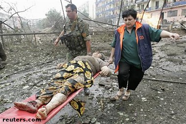 Article Правительство Грузии: Россия продолжает бомбить грузинские села