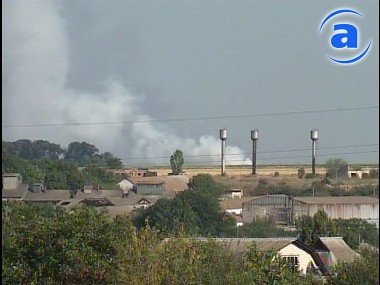 Зображення до:  Расчистка территории от снарядов и осколков в Лозовой продолжается