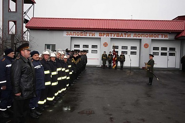 Зображення до:  В Печенегах реконструировали пожарную часть