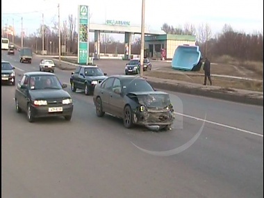 Зображення до:  Три женщины и мужчина пострадали в ДТП на Полтавском Шляхе