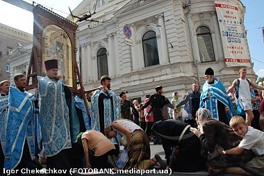 Зображення до:  Крестный ход в честь Песчанской иконы Божьей Матери