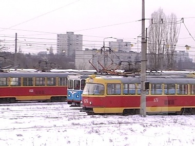 Зображення до:  Горэлектротранс продолжает забастовку