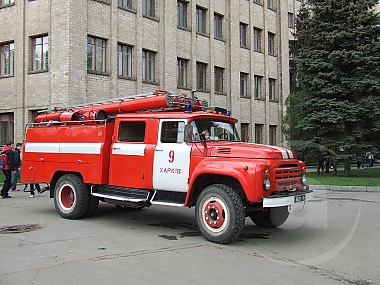 Зображення до:  В общежитии Автодорожного техникума случился пожар