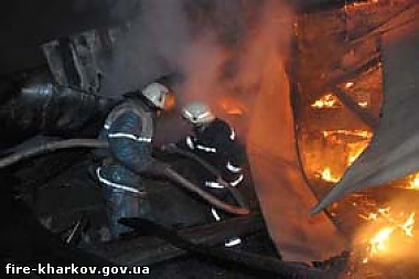 Зображення до:  В Харькове горел колбасный цех