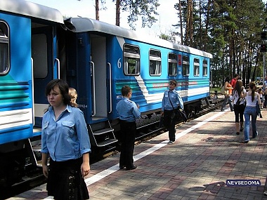 Зображення до:  Детская железная дорога в Харькове  открыла 70-й сезон