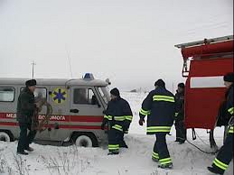 Зображення до:  В Харьковской области спасатели вызволяли медиков