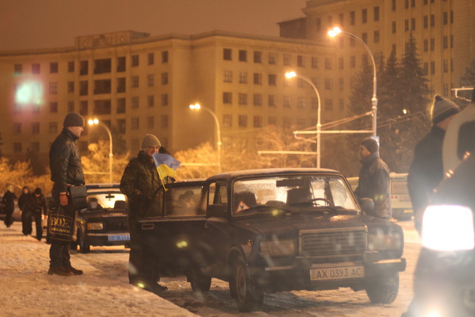 Зображення до:  Без приключений. Автопробег добрался до Евромайдана