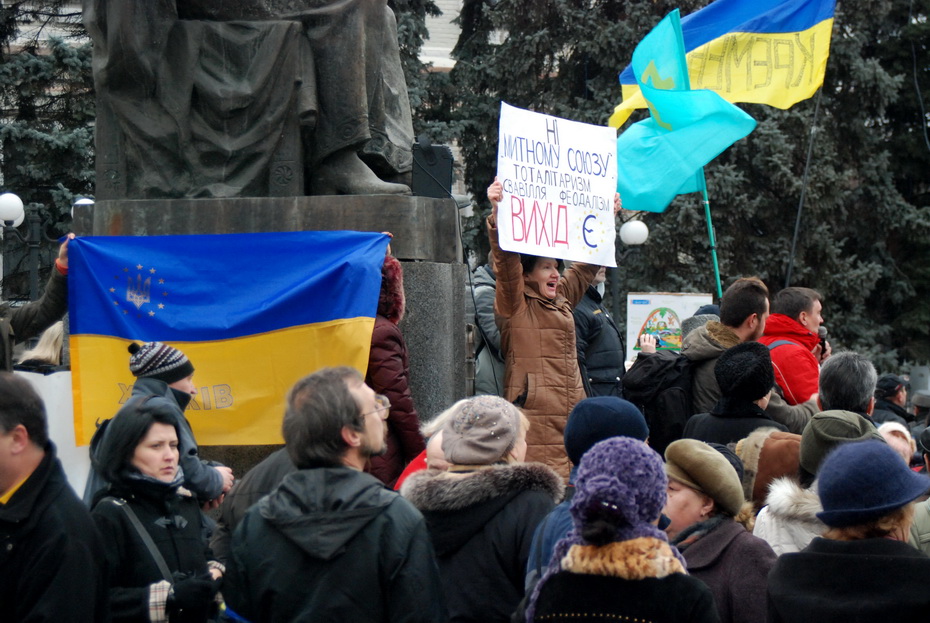 Зображення до:  Два митинга. Сегодня на Пушкинской