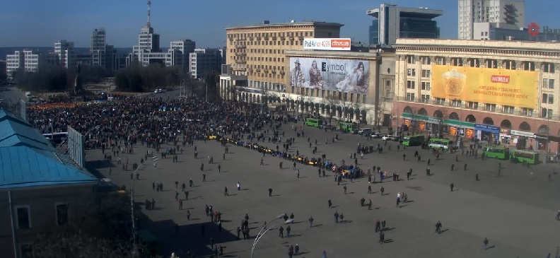 Зображення до:  «Свободу Геннадию Кернесу!». Митинг на площади Свободы