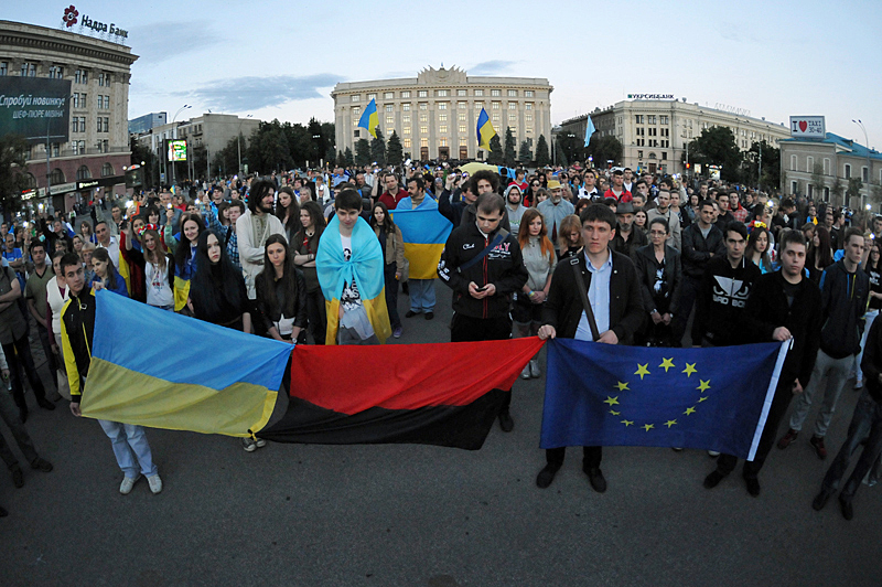 Зображення до:  Концерт и шествие Евромайдана в Харькове