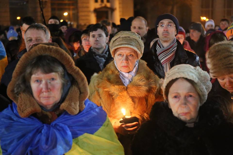 Зображення до:  В Харькове почтили память погибших на Майдане