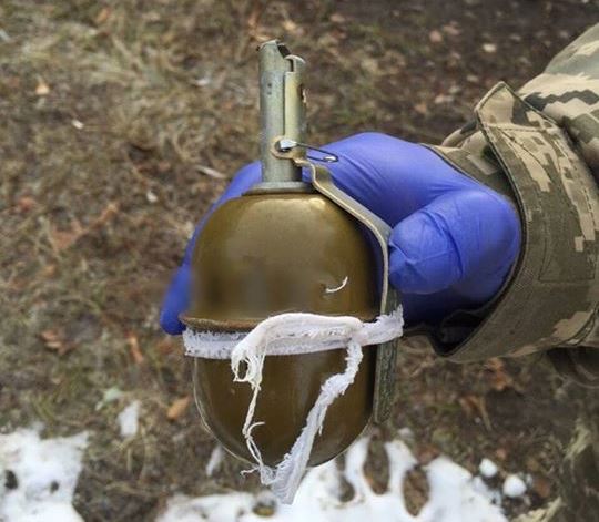 Зображення до:  Возле Киевского райсуда нашли боевую гранату