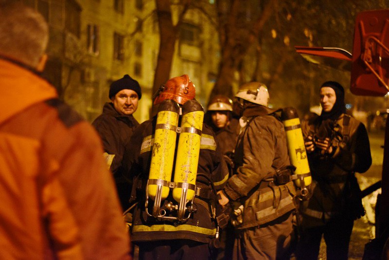 Зображення до:  Пожар в девятиэтажке на Салтовке: погиб мужчина