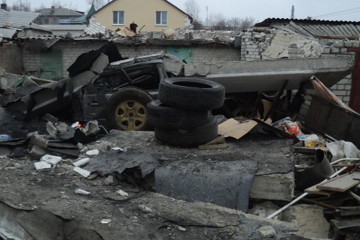 Зображення до:  В Купянском районе взорвался гараж