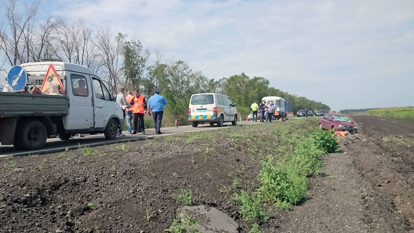 Зображення до:  По факту ДТП, в котором погибли дорожники, открыто уголовное производство