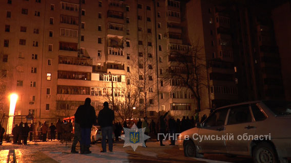 Зображення до:  Взрыв в Сумах устроил человек, состоящий на учёте у психиатра — полиция