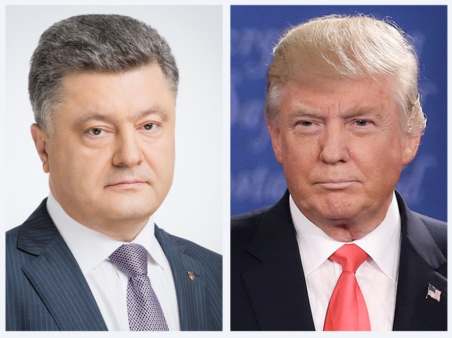 Зображення до:  Порошенко поговорил с Трампом по телефону