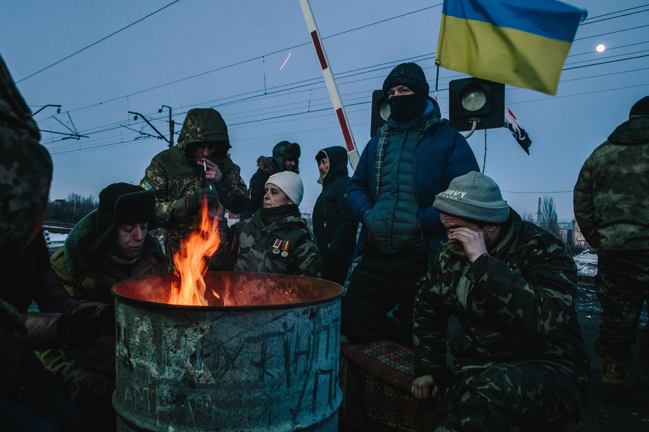 Зображення до:  На Донбассе задержали участников блокады