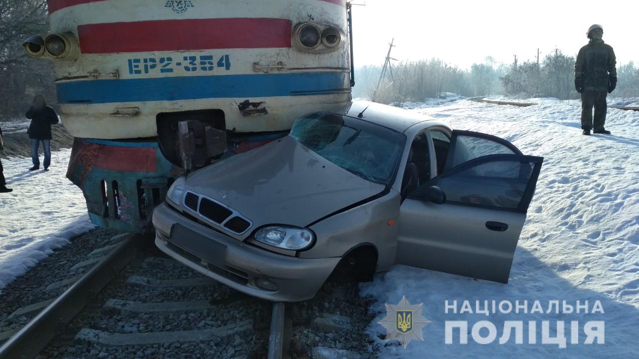 Зображення до:  Під Харковом зіткнулись електропоїзд і автомобіль