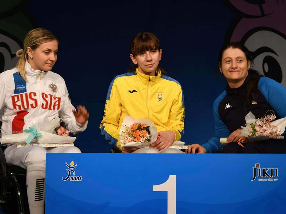 Зображення до:  Харків’янка виборола «золото» чемпіонату світу з фехтування на інвалідних візках