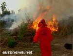 Зображення до:  В Испании не утихают пожары