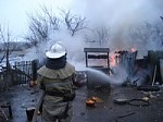Зображення до:  В результате пожара в Сахновщинском районе мужчина получил 70-процентный ожог тела