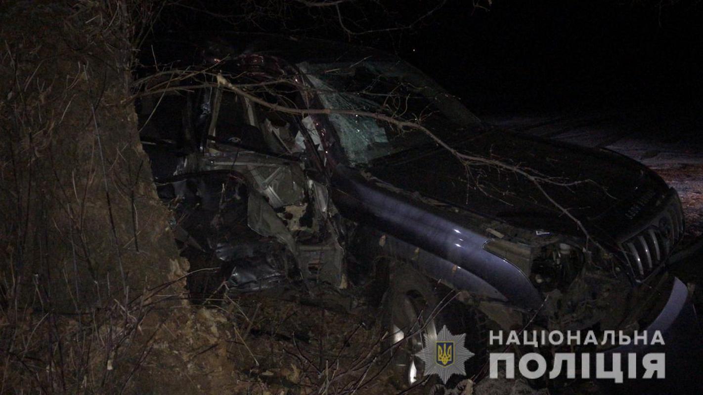 Зображення до:  Під Харковом — ДТП з чотирма травмованими, серед них троє дітей