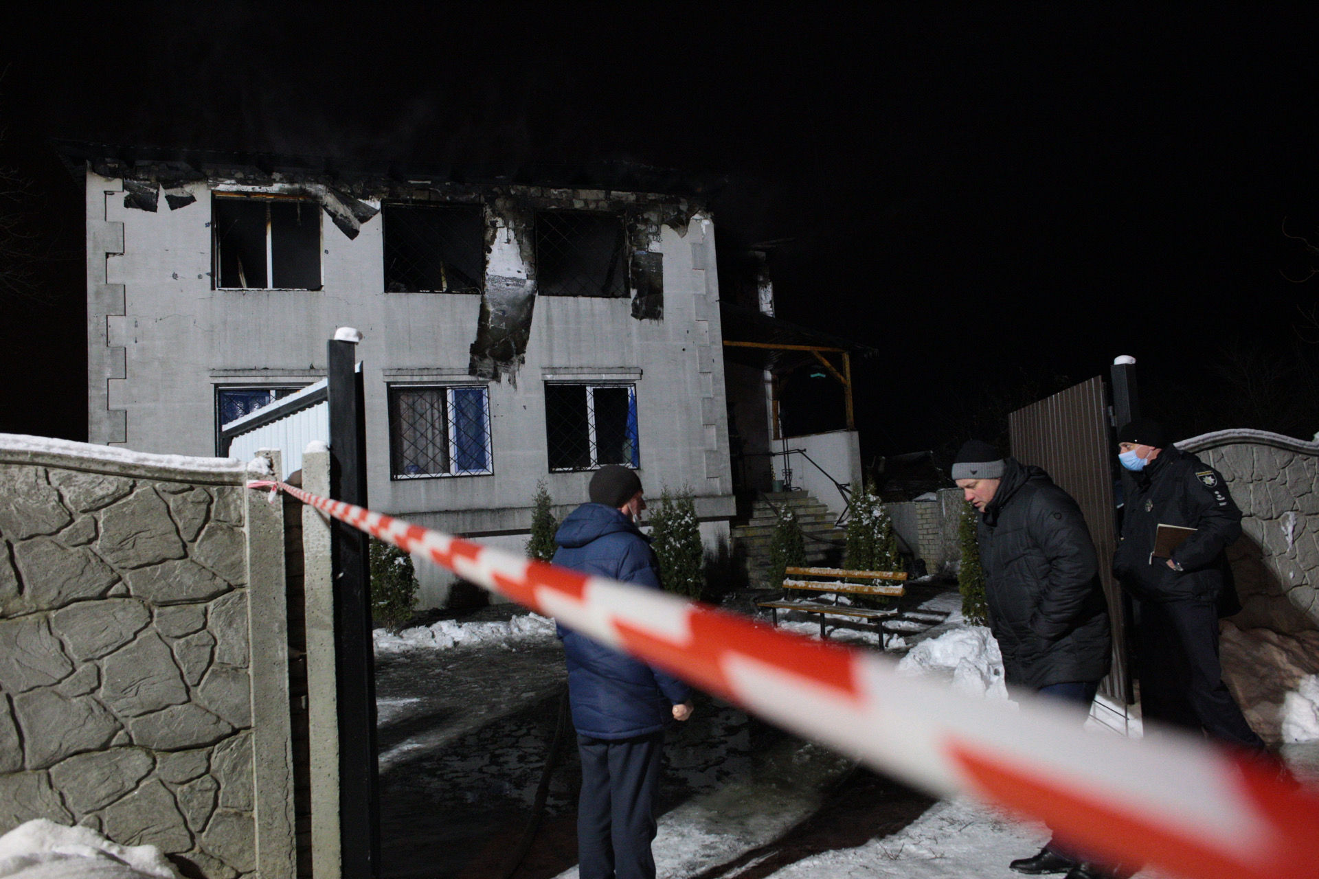 Зображення до:  Пожежа в пансіонаті у Харкові: суд залишив підозрюваних під вартою