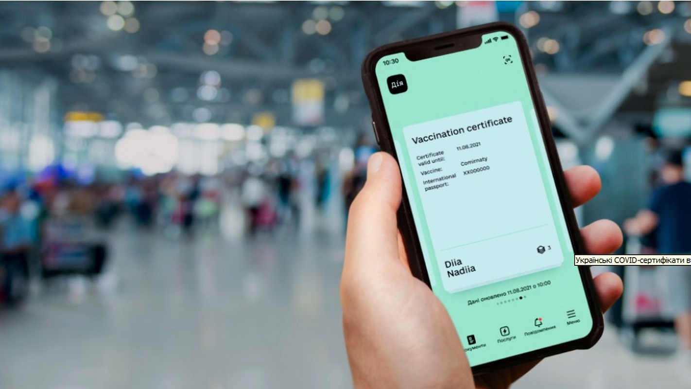 Зображення до:  ЄС визнав українські COVID-сертифікати в застосунку «Дія»: як їх отримати