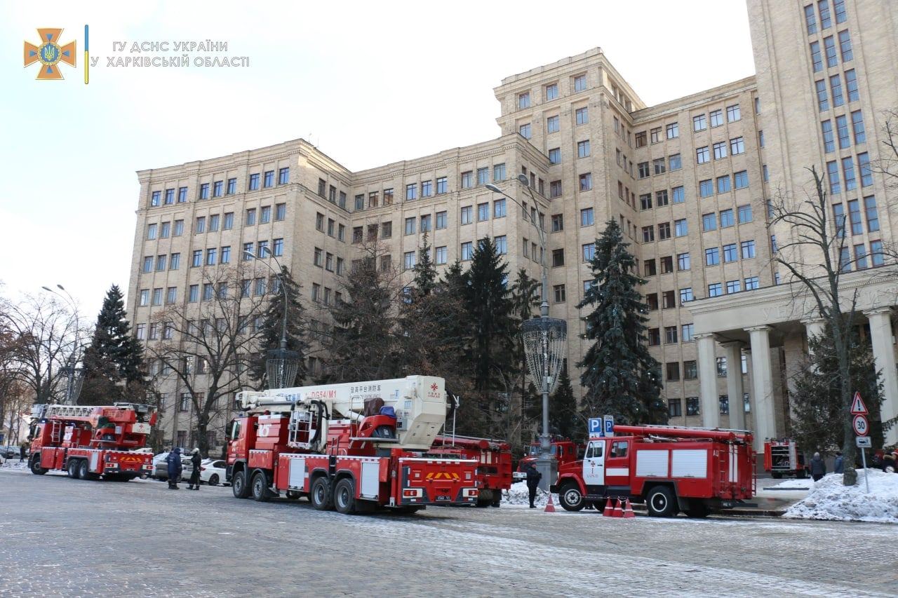 Зображення до:  Пожежа у ХНУ сталася через коротке замикання — ДСНС