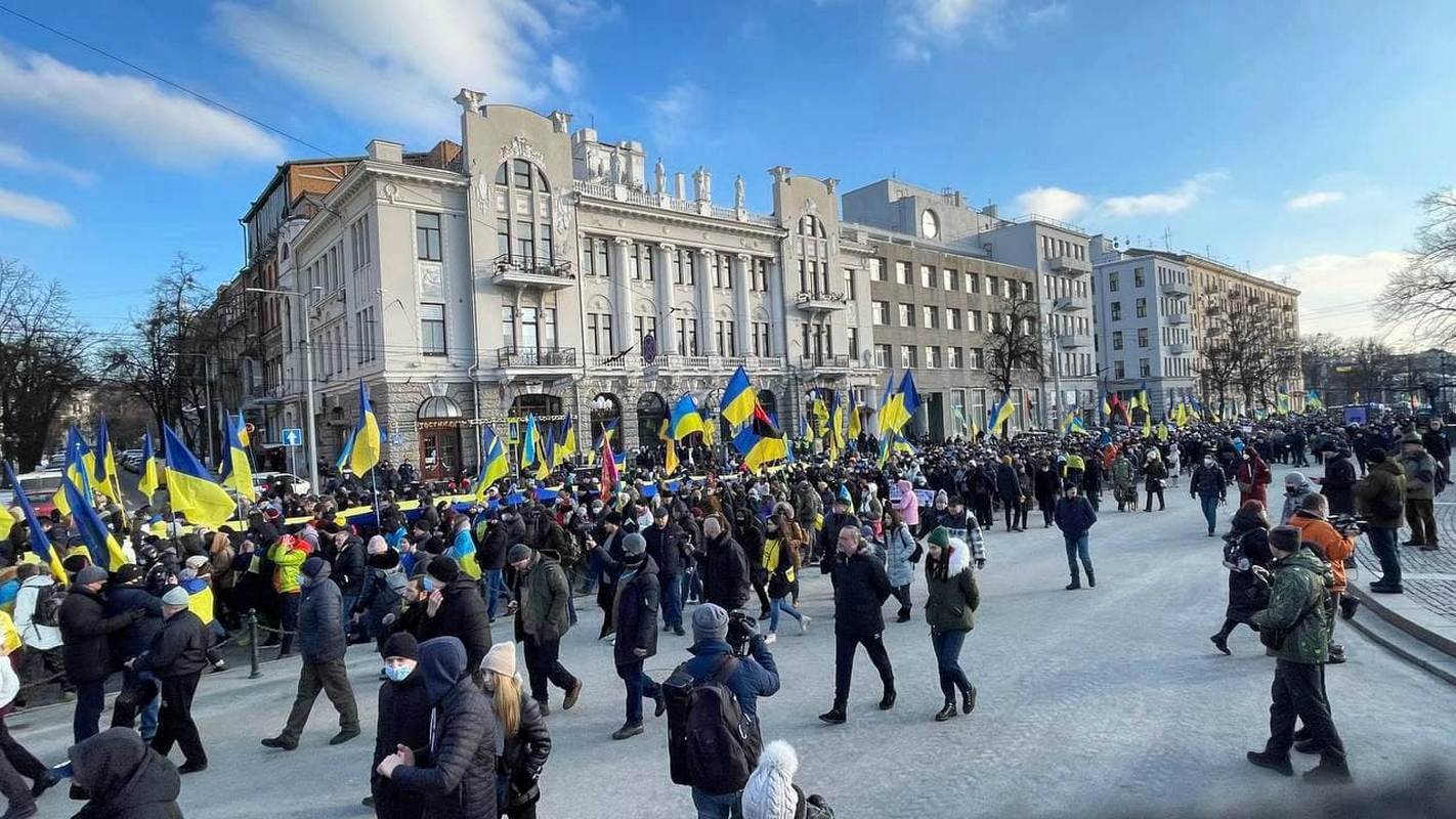 Зображення до:  «Марш єдності» у Харкові пройшов без сутичок — поліція