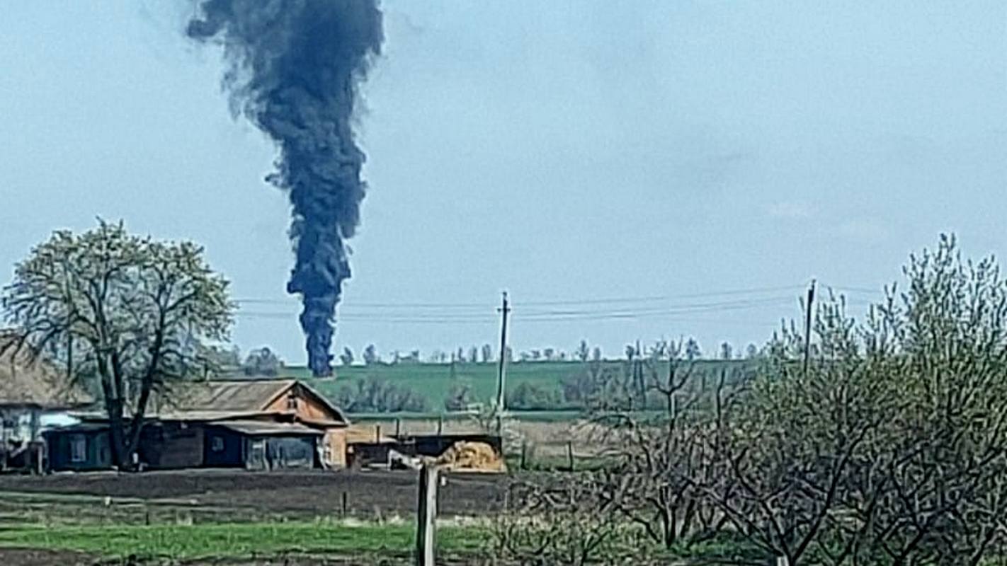 Зображення до:  На Харківщині збили російський бомбардувальник