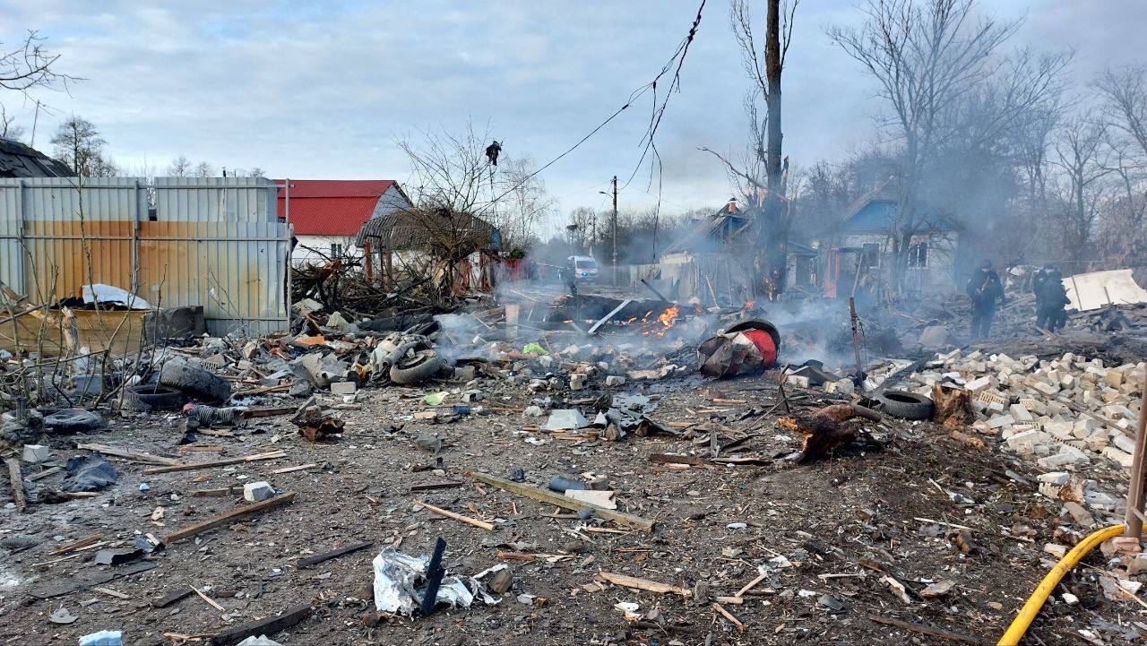 Зображення до:  У Києві від російського ракетного удару поранені троє людей — ОПУ