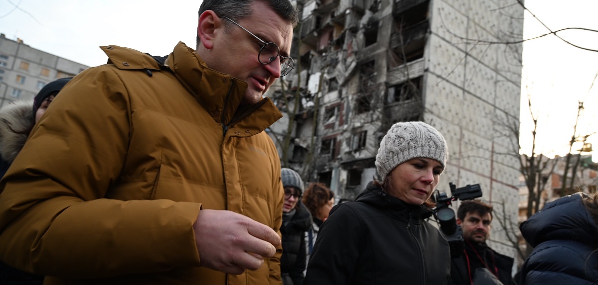 Зображення до:  «Це потужний знак». Міністерка закордонних справ Німеччини відвідала Харків